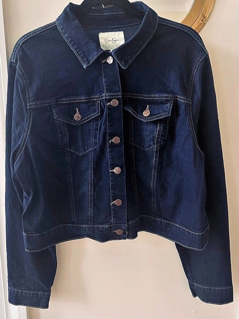 Jessica Simpson Classic Denim Jacket Blue